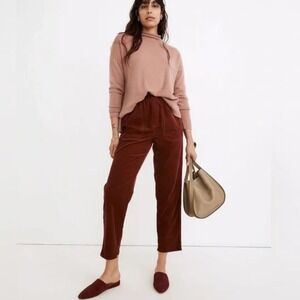 Madewell Burgundy Ankle Pants